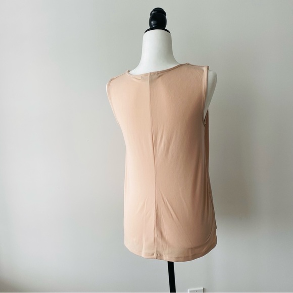 BANANA REPUBLIC | Sleeveless Blush Waterfall Top - Picture 5 of 13